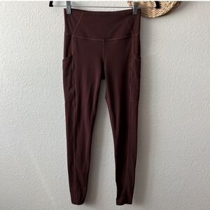 PRANA Brown Leggings with Pockets - Size XS